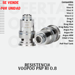 RESISTENCIA VOOPOO PNP R1 0.8
