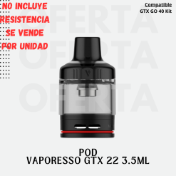 POD VAPORESSO GTX 22 3.5ML