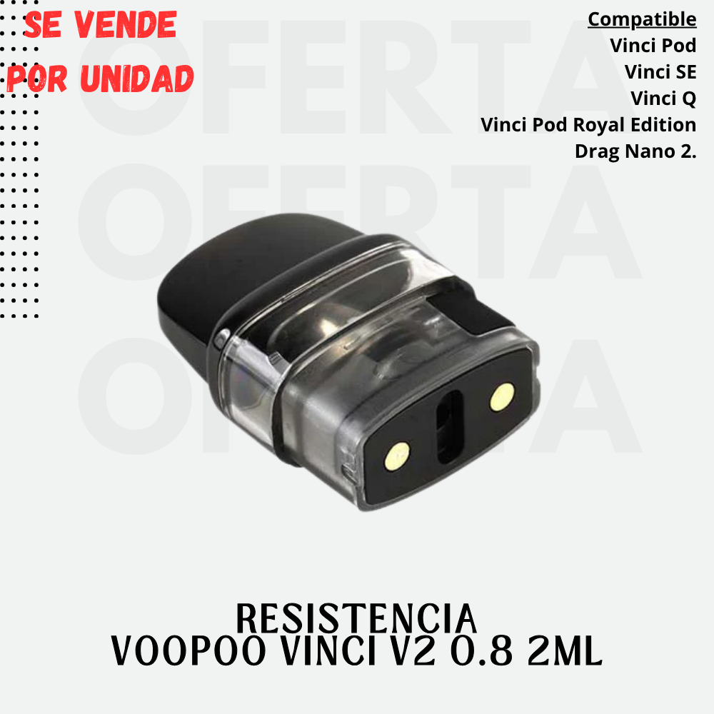 POD VOOPOO VINCI V2 0.8 2ML
