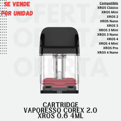 CARTRIDGE VAPORESSO COREX 2.0 XROS 0.6 4ML