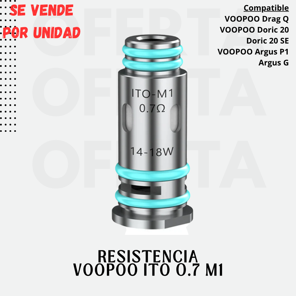 RESISTENCIA VOOPOO ITO 0.7 M1
