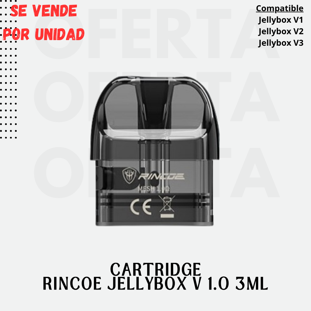CARTRIDGE RINCOE JELLYBOX V 1.0 3ML