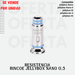 RESISTENCIA RINCOE JELLYBOX NANO 0.5