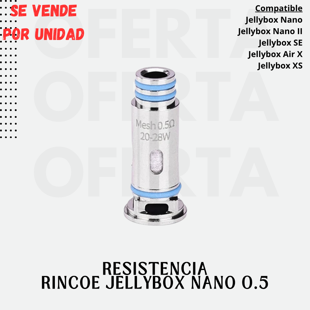 RESISTENCIA RINCOE JELLYBOX NANO 0.5