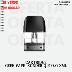 CARTRIDGE GEEK VAPE SONDER Q 2 0.6 2ML