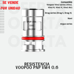 RESISTENCIA VOOPOO PNP VM4 0.6