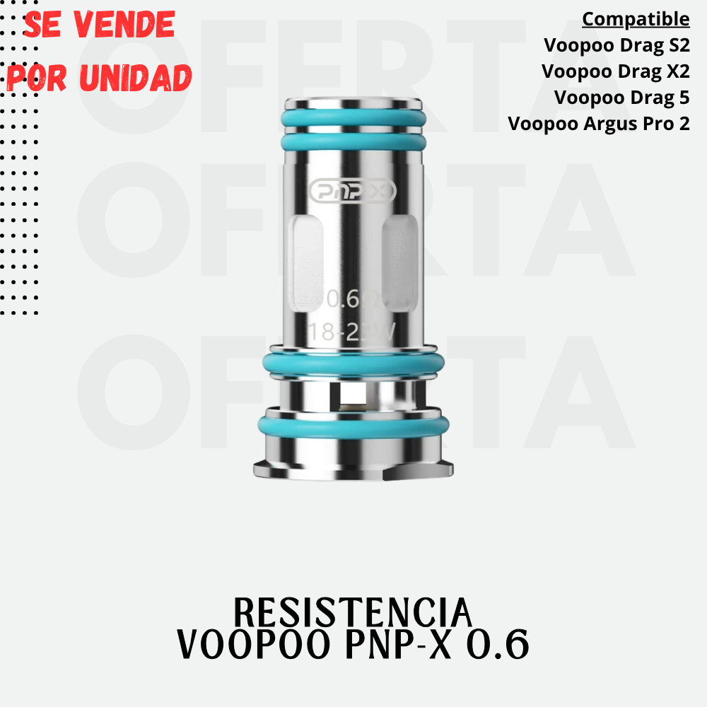 RESISTENCIA VOOPOO PNP-X 0.6