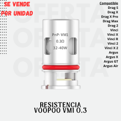 RESISTENCIA VOOPOO VM1 0.3